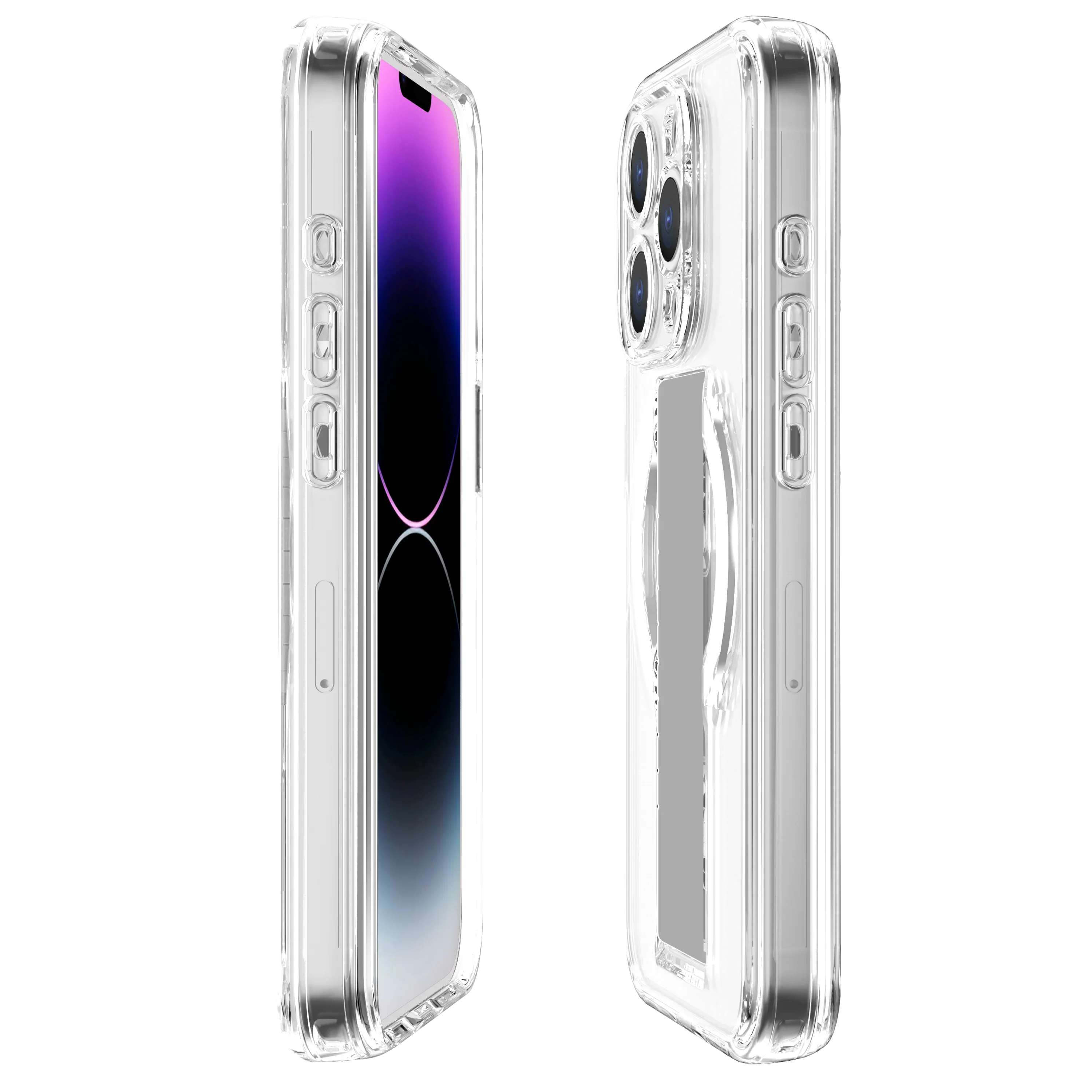 Itskins Avana Grip-It iPhone 15 Pro Max Magsafe Cover - Clear - Tashqila Itskins Avana Grip-It iPhone 15 Pro Max Magsafe Cover - Clear - Tashqila